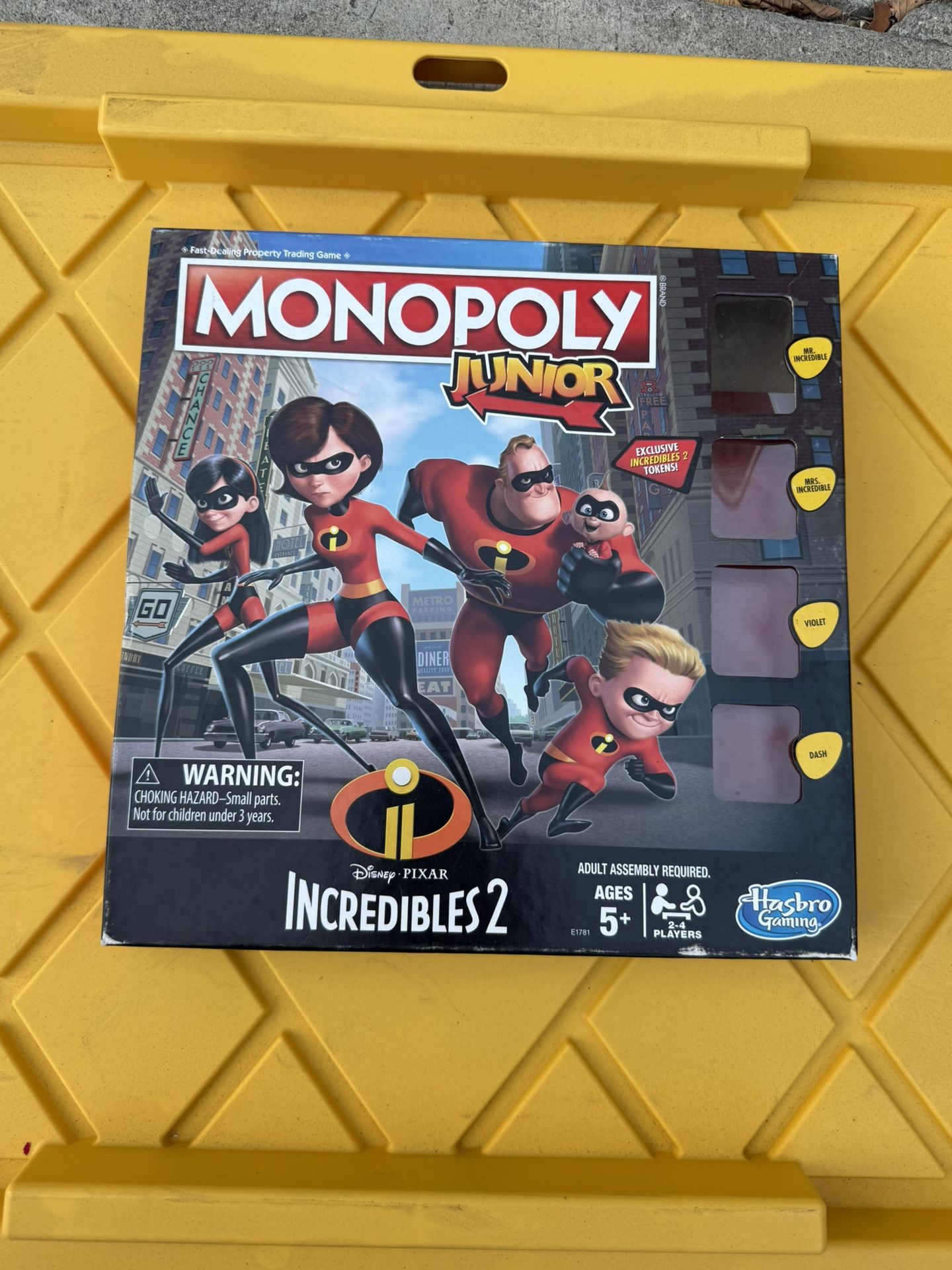 Monopoly Junior Incredibles 2 Board Game