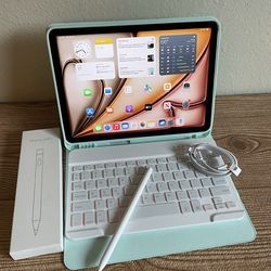 Apple iPad Air 11” (M3 chip / 2025 model) 128GB with keyboard, pen & Accessories