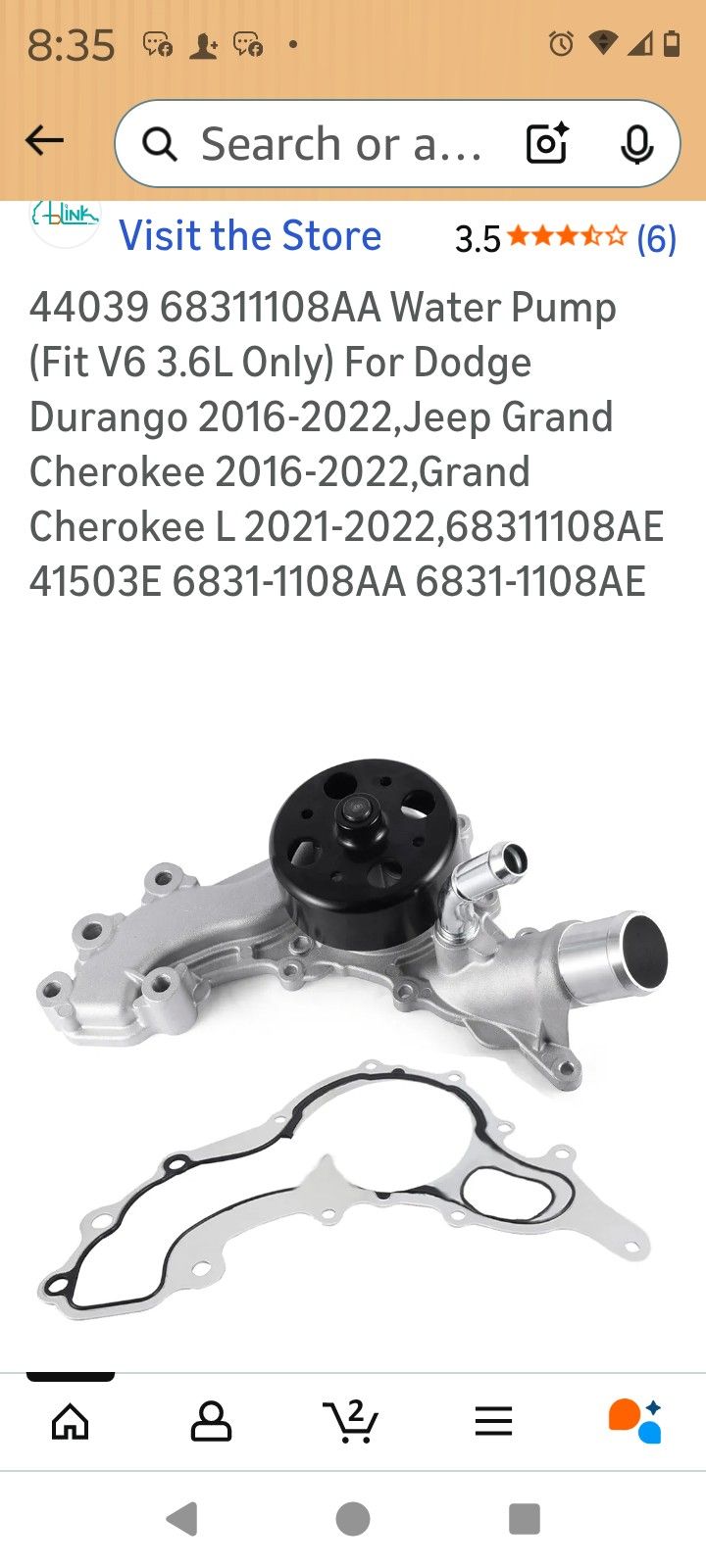 water pump