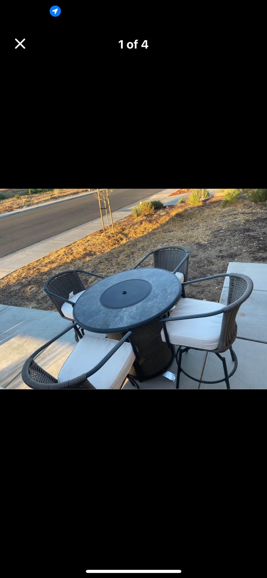 Round Fire Pit Table For Outside