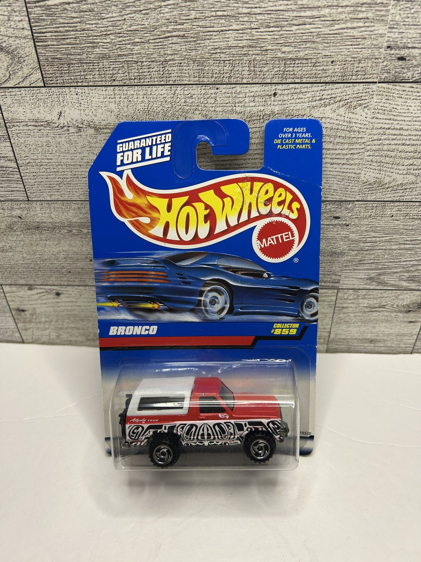 Hot wheels Red / White ‘1997 Bronco 4X4 Truck • Die Cast Metal  • Made in Malaysia