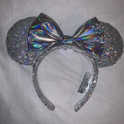 Disney Parks Rare Magic Mirror Collection Minnie Mouse Ears 