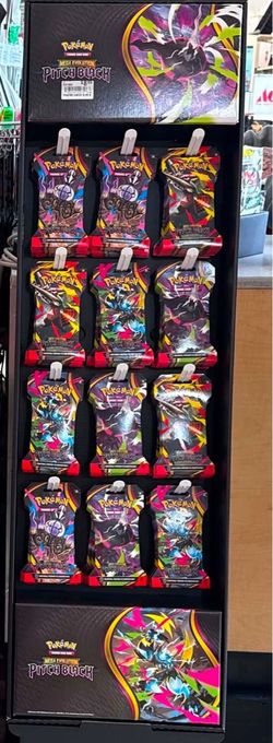 Pokemon Pitch Black ME05 : 96 Sleeved Booster Pack Store Display