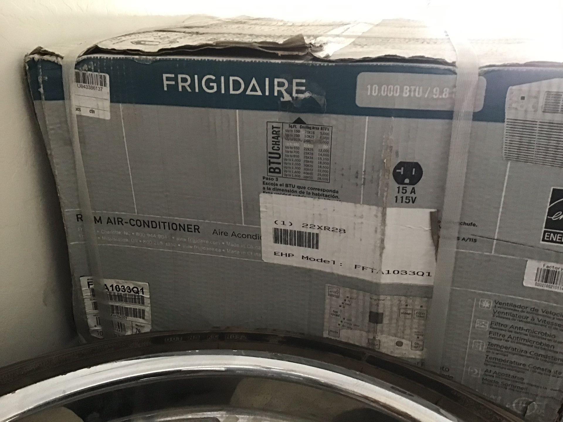 Frigidaire AC unit brand new in the box