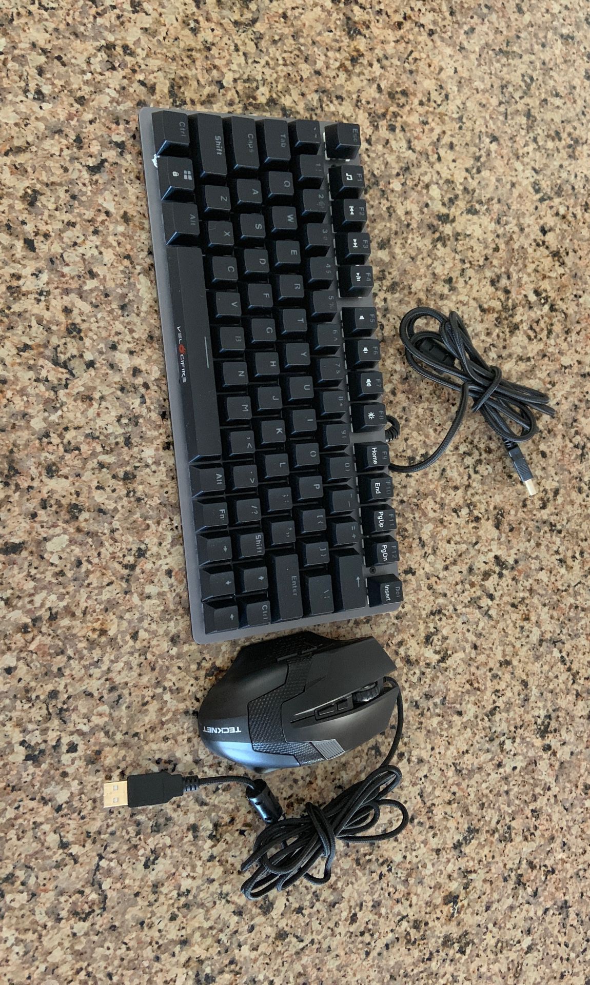 Mechanical gaming keyboard and mouse