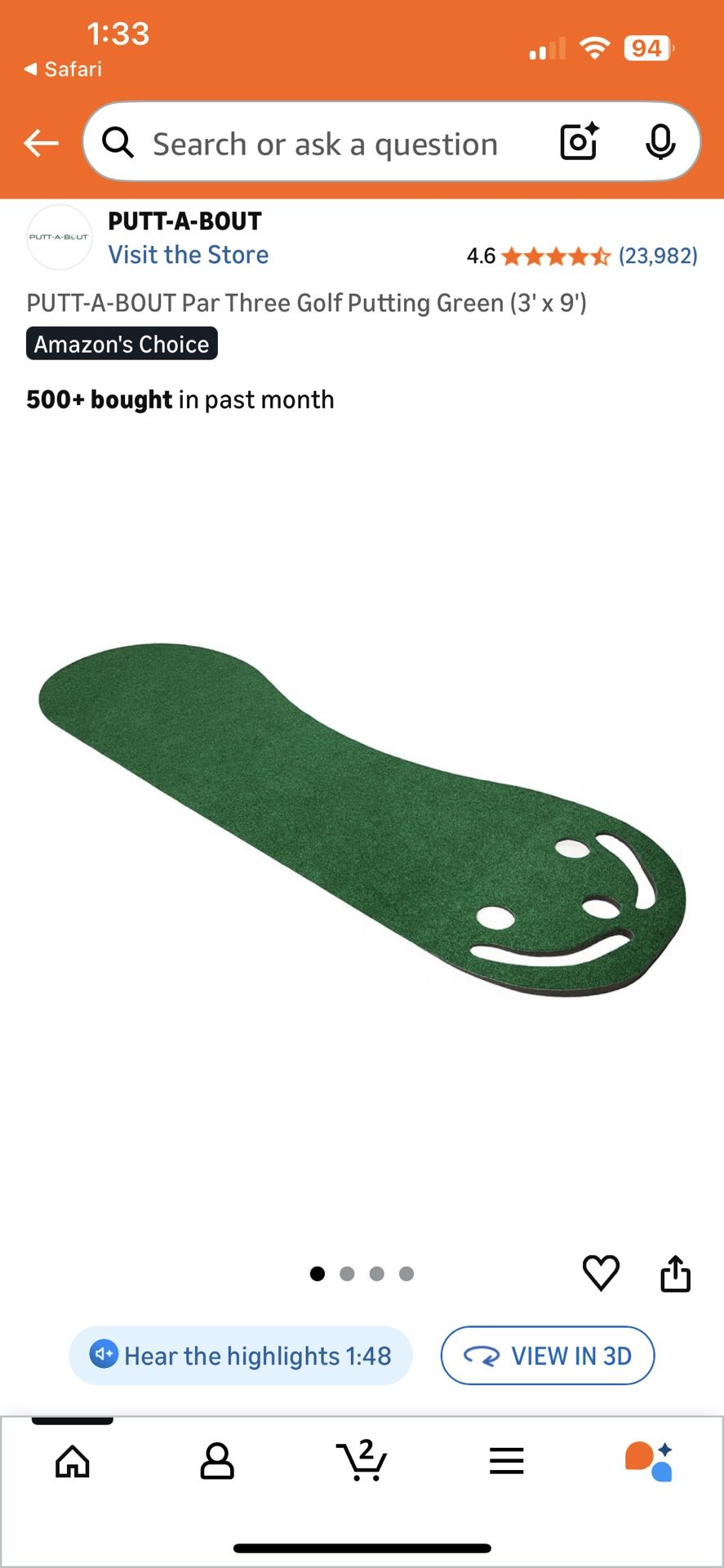 Putt About Putting Green