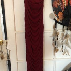 Elegant Fashion Nova Deep Red Dress 