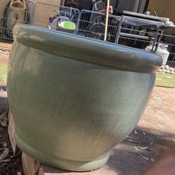 Celadon Flower Pot 