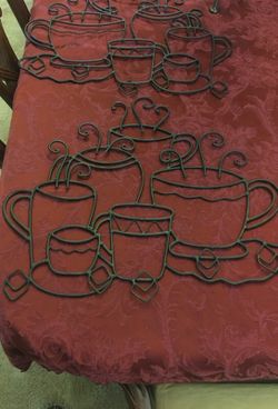 Iron coffee themed wall art
