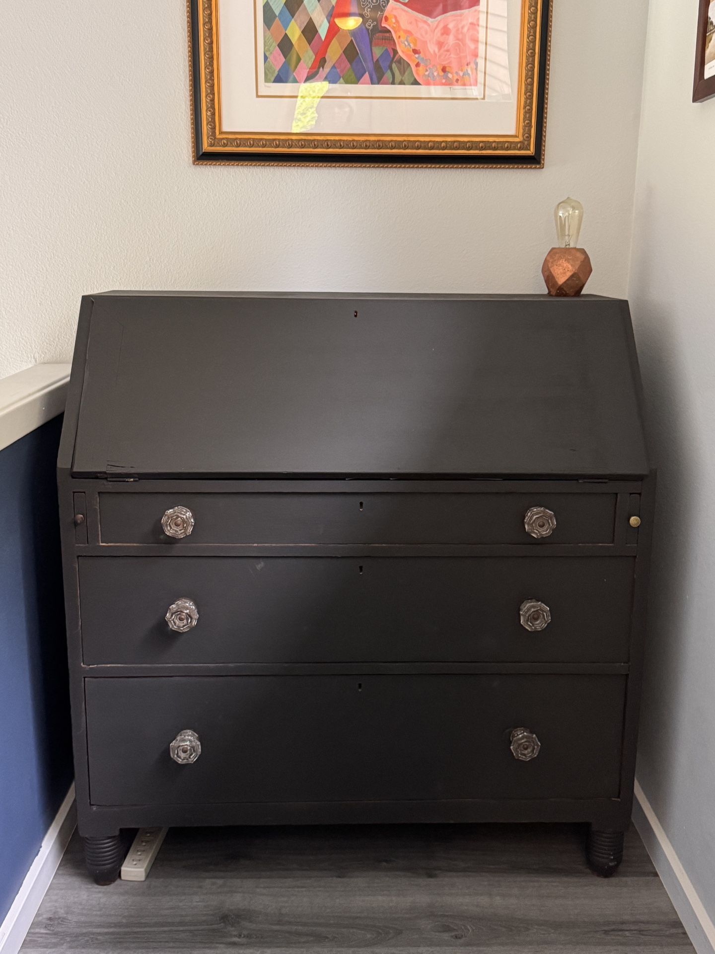 Antique Wooden Secretary Desk