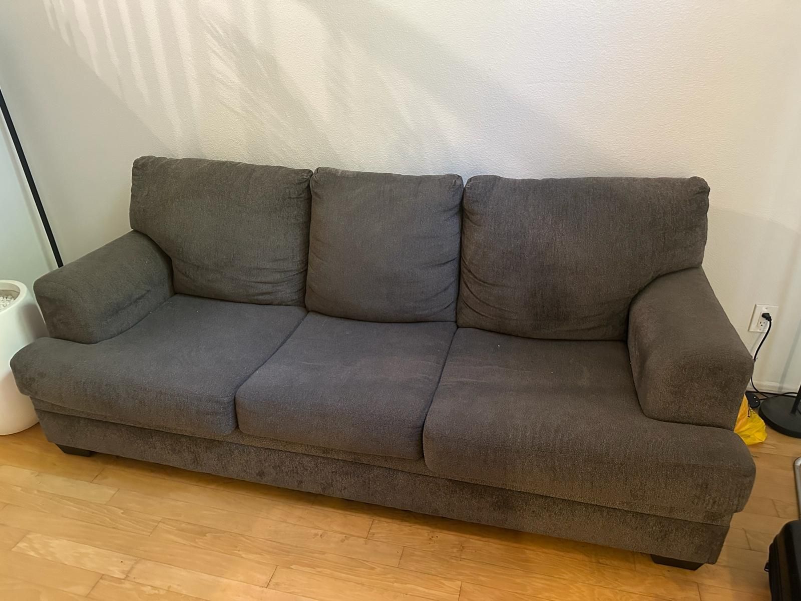 Grey Couch (price negotiable) 