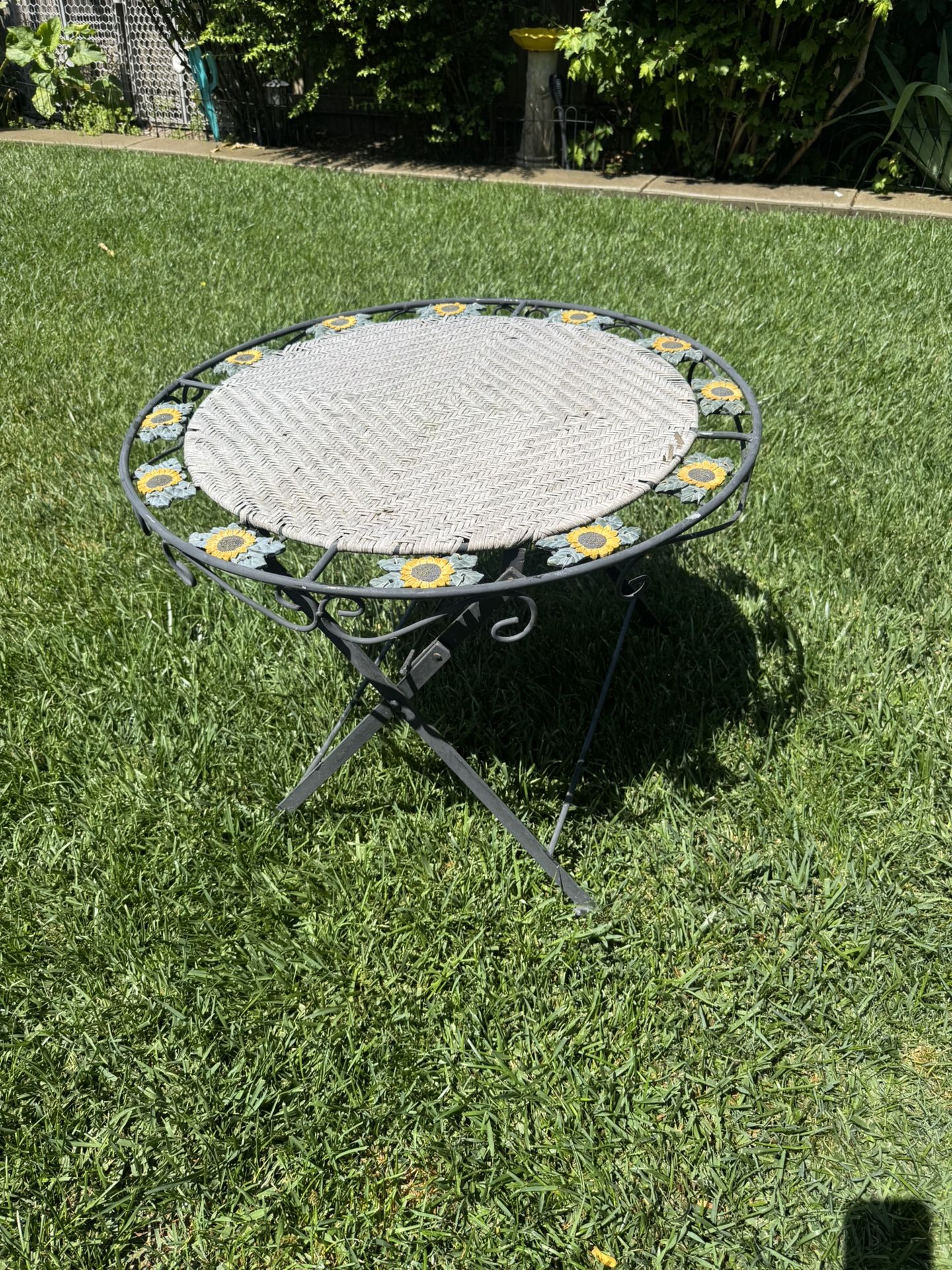 Folding Patio Table