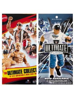 WWE MATTEL CREATIONS POSTERS