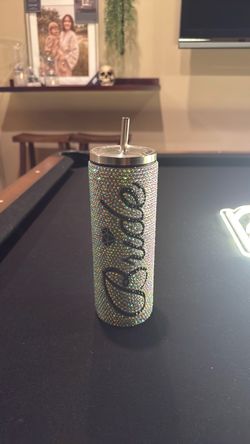 Bride  Rhinestone  tumbler