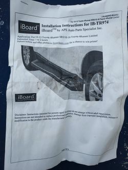 iBoard TOYOTA 4 Runner/ Running Boards 2010-14