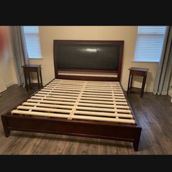  King Size Wooden Bed 