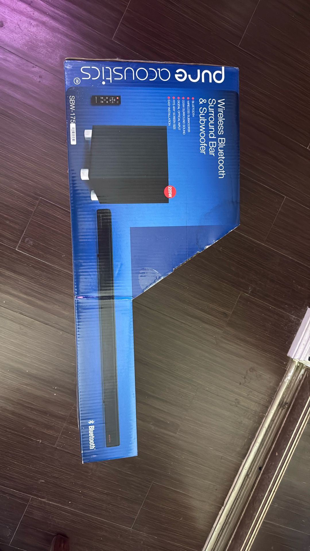 Pure Acoustics Wireless Bluetooth Surround Bar & Subwoofer