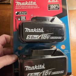 New* Makita 5Ah Batteries
