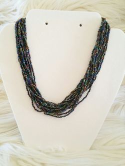 Handmade Seed Bead Choker Necklace