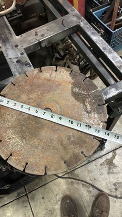 Concrete saw blade