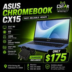 💻 ASUS Chromebook CX15 – Like New 🔥
💲 ONLY $175