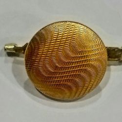 DESIGNER ORIGINAL CLASSIC GOLDENBUTTER 1-1/2" BROOCH A GREAT FASHION ACCESSORY