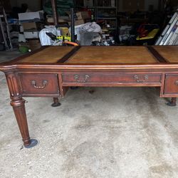 Antique Leather Top Desk for Sale in Briarcliff Manor NY OfferUp