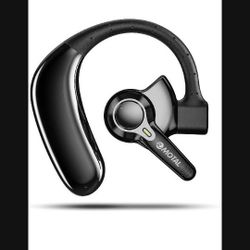 Bluetooth Headset, emotal Dual-Mic ENC Noise Cancelling 30Hrs HD Talktime V5.2 Wireless Bluetooth Earpiece 200Hrs Standby IPX6 Waterproof Hands-Free E