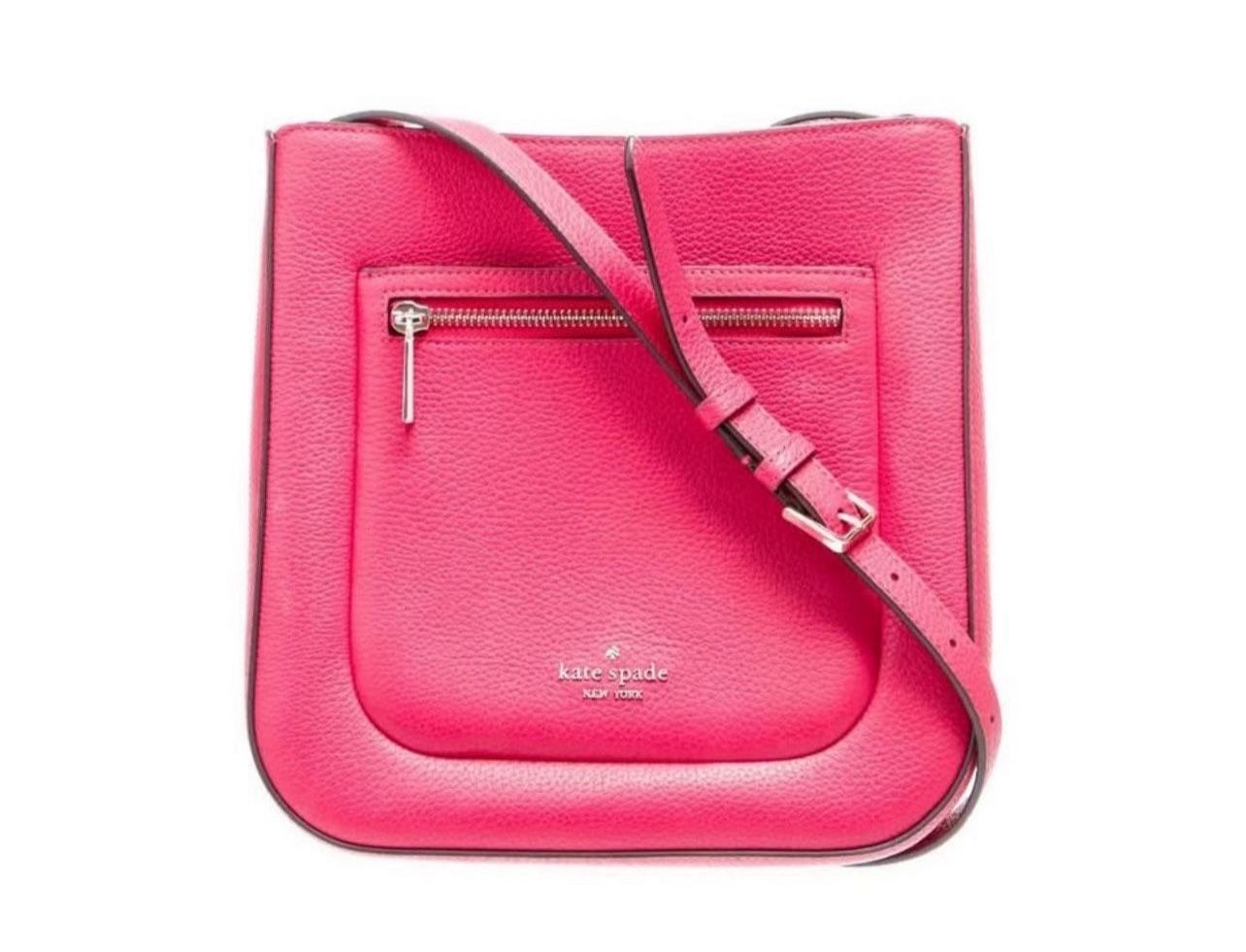 Kate Spade New York Pink Leather Crossbody Bag