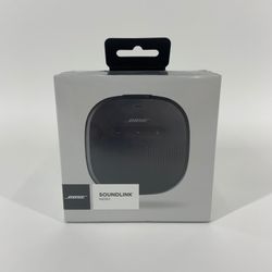 New Bose SoundLink Micro Wireless Portable Bluetooth Speaker Black 783342-0100