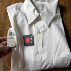 Men’s white dress shirt from eagle size 16 1/2 new