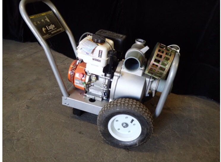 Portable industrial trash pump