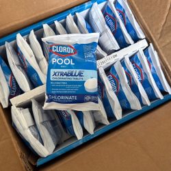 Clorox Xtrablue Chlorinate Tablets Pool Spa Chlorine 