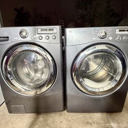 LG electric washer and dryer with free delivery