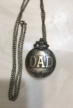 Quartz pocket watch great gift for Dad