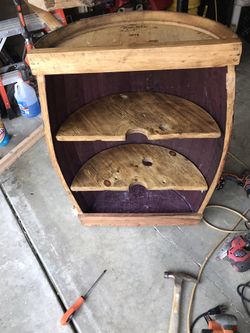 Barra de madera de oak cm barril no incluye accesorios