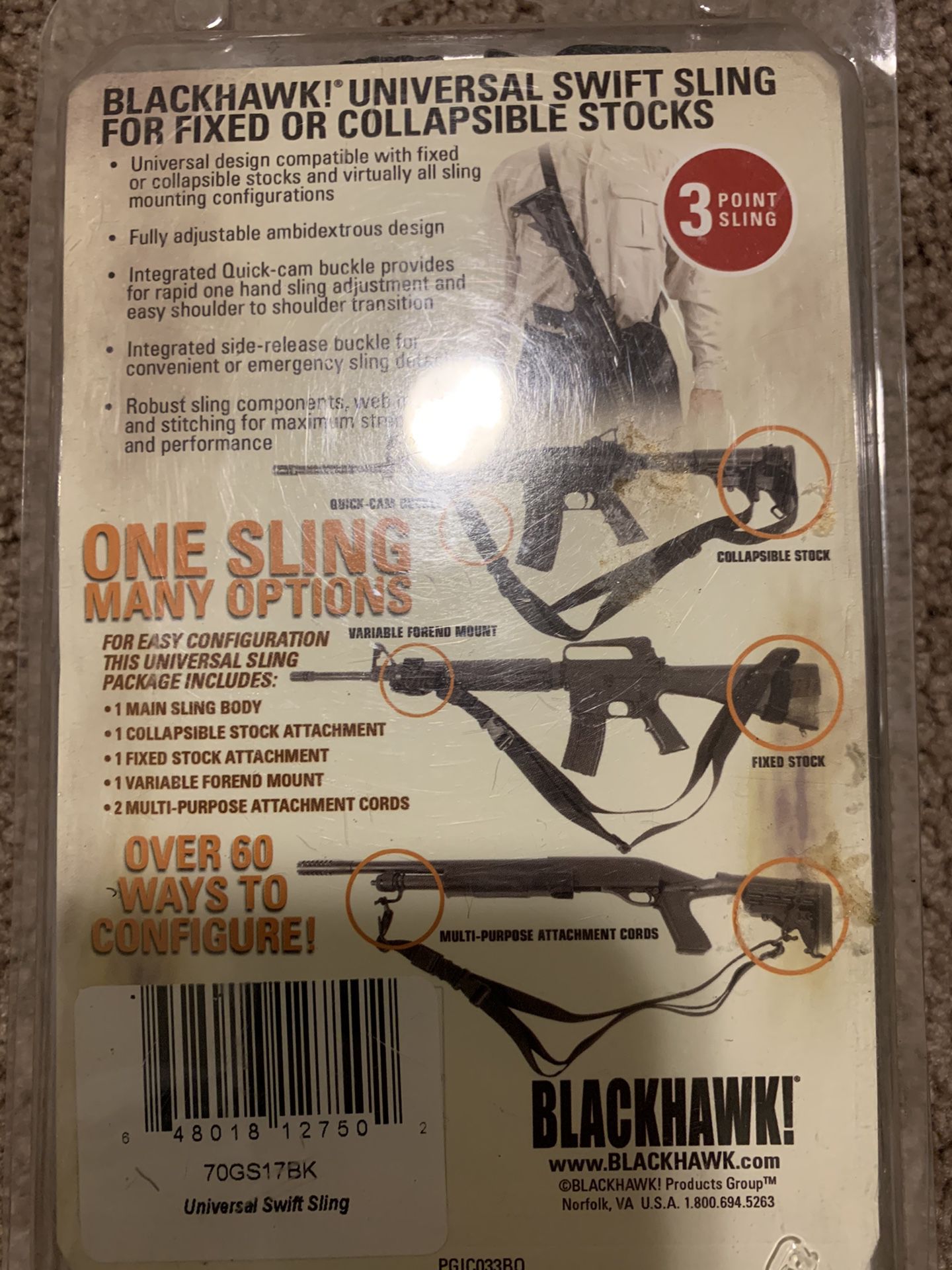 Blackhawk universal Swift sling