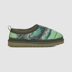Ugg Tasman LTA Cali Topo  Men's Forest Night Slip-on Slipper  Size 9 Fits 8 