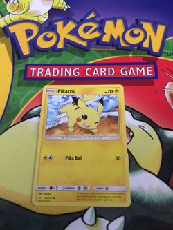 Pikachu Pokémon card