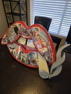 Renewable Hand Made Art, With Table Stand Or Can Hang On The Wall, Great Gift Idea