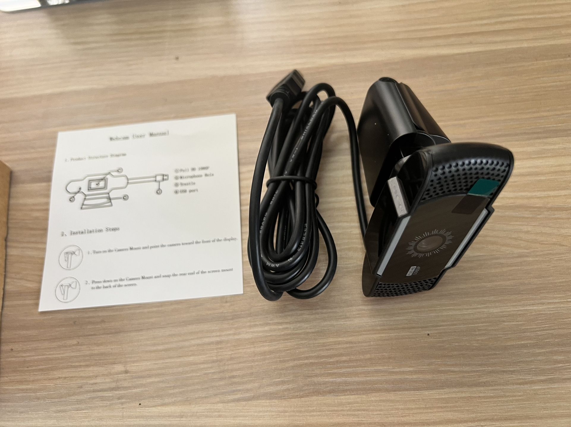 New HD Webcam 1080p logi Built In Microphone USB Computer Camera
