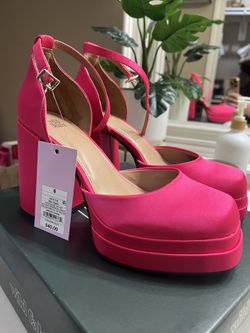Pink Platform Heels Size 6