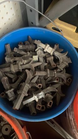 Wrough iron spikes