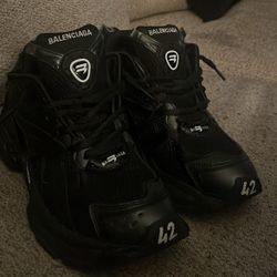 Black Blenciaga Runners