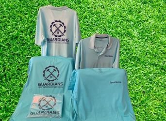Company T-shirts and polos