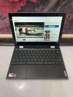 Touchscreen Lenovo 300e Chromebook 2nd Gen AST Radeon R4 32GB SSD 4GB RAM - $69