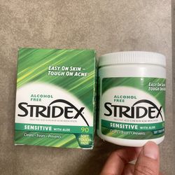 Stridex Daily Care Acne Pads with Aloe Sensitive Skin  90ct