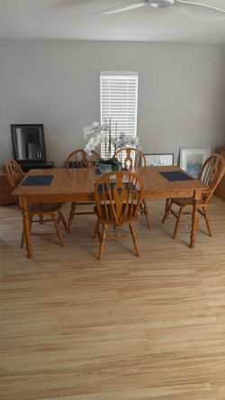 Solid Wood Dining Room Set