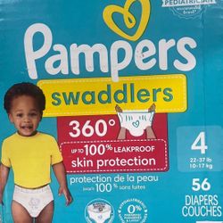 Pampers Swaddlers Size 4-56 Count