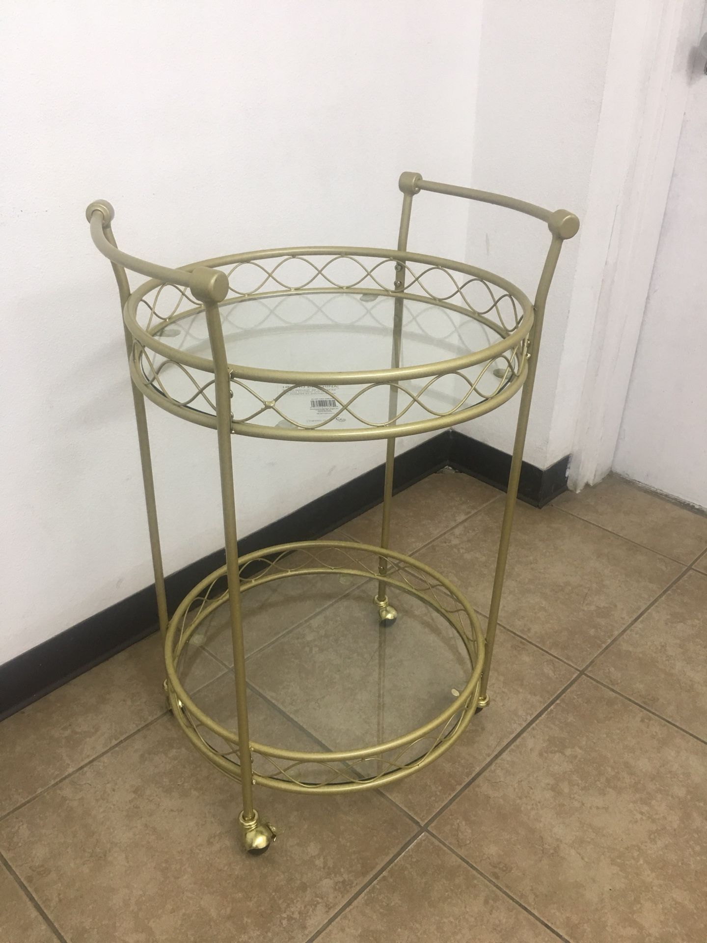 Better Homes & Gardens Mirabella Bar Cart-21.65 x 20.00 x 32.95 Inches